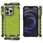 Honeycomb Case armor cover with TPU Bumper for iPhone 13 Pro green (Green) цена и информация | Telefoni kaaned, ümbrised | kaup24.ee