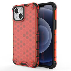 Honeycomb Case armor cover with TPU Bumper for iPhone 13 mini red (Red) цена и информация | Чехлы для телефонов | kaup24.ee