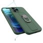 Ring Case silicone case with finger grip and stand for iPhone 12 mini mint (Mint) цена и информация | Telefoni kaaned, ümbrised | kaup24.ee