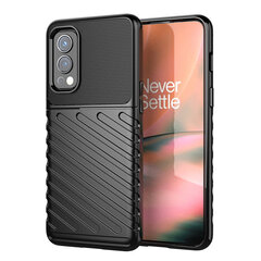 Thunder Case flexible armored cover for OnePlus Nord 2 5G black hind ja info | Telefoni kaaned, ümbrised | kaup24.ee