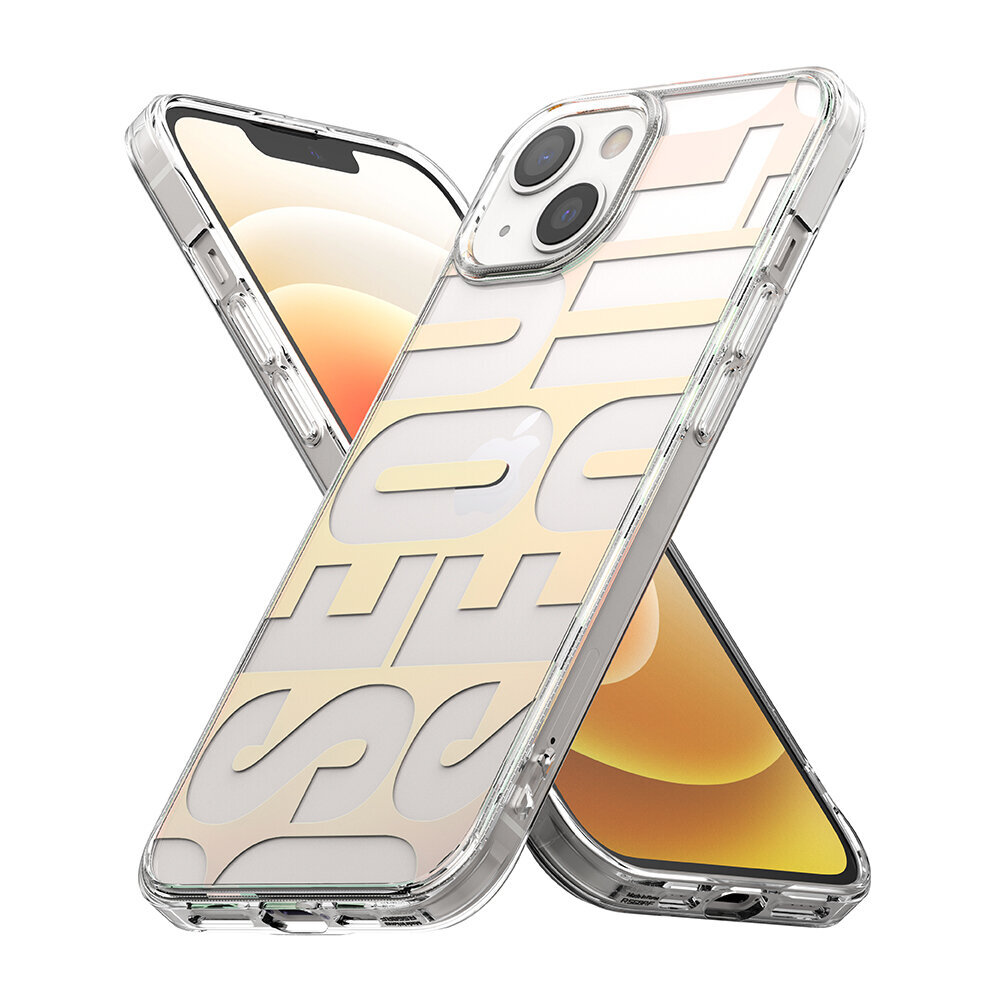 Ringke Fusion Design PC Case with TPU Bumper for iPhone 13 transparent (FD543E89) цена и информация | Telefoni kaaned, ümbrised | kaup24.ee