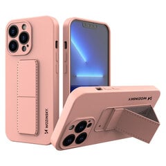 Wozinsky Kickstand Case iPhone 13 Pro pink silicone case with stand (Pink) hind ja info | Telefoni kaaned, ümbrised | kaup24.ee