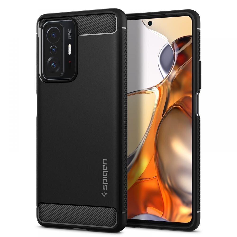 SPIGEN RUGGED ARMOR XIAOMI 11T 5G / 11T PRO 5G MATTE BLACK цена и информация | Telefoni kaaned, ümbrised | kaup24.ee