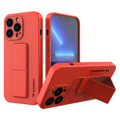 Wozinsky Kickstand Case silicone case with stand for iPhone 13 Pro Max red (Red) hind ja info | Telefoni kaaned, ümbrised | kaup24.ee