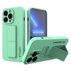 Wozinsky Kickstand Case silicone case with stand for iPhone 13 Pro Max mint (Mint) hind ja info | Telefoni kaaned, ümbrised | kaup24.ee