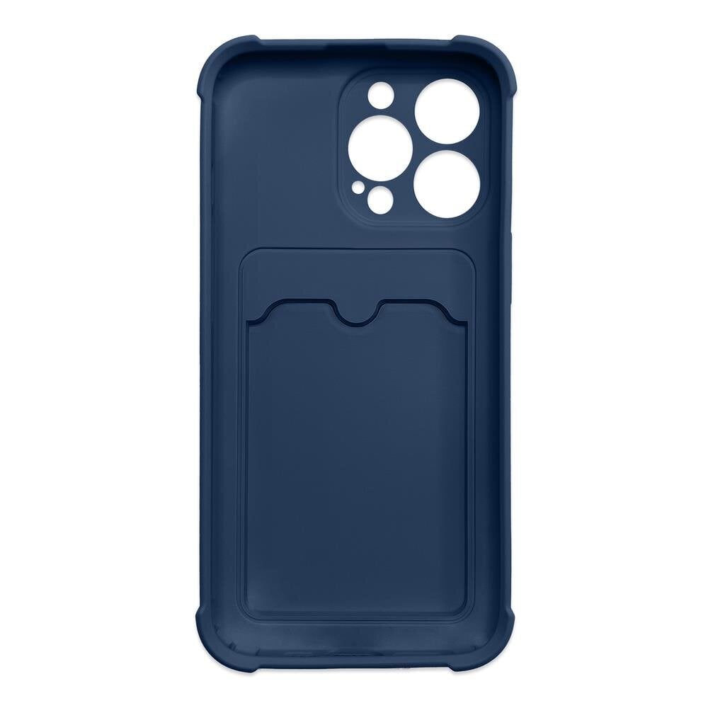 Card Armor Case cover for iPhone 13 mini card wallet Air Bag armored housing navy blue (Navy Blue) цена и информация | Telefoni kaaned, ümbrised | kaup24.ee