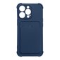 Card Armor Case cover for iPhone 13 mini card wallet Air Bag armored housing navy blue (Navy Blue) цена и информация | Telefoni kaaned, ümbrised | kaup24.ee