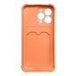 Card Armor Case cover for iPhone 13 Pro card wallet Air Bag armored housing orange (Orange) цена и информация | Telefoni kaaned, ümbrised | kaup24.ee