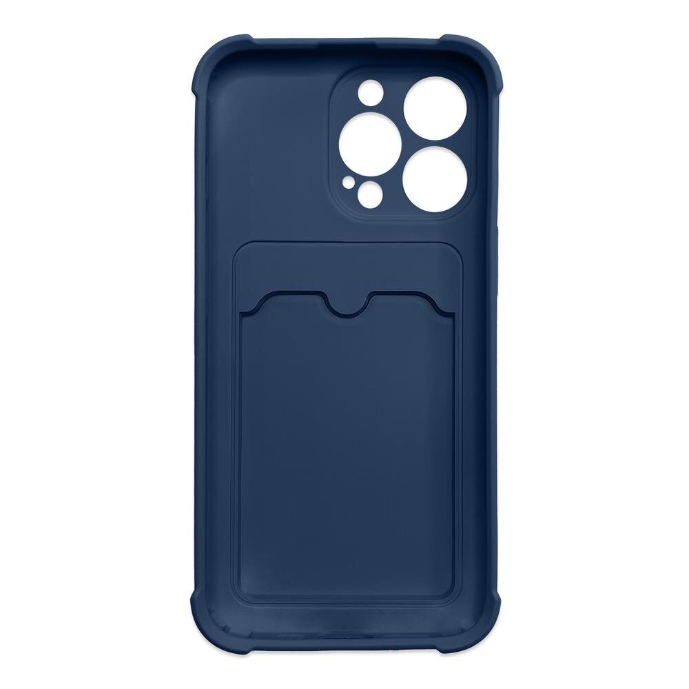 Card Armor Case cover for iPhone 13 Pro Max card wallet Air Bag armored housing navy blue (Navy Blue) цена и информация | Telefoni kaaned, ümbrised | kaup24.ee