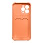 Card Armor Case cover for iPhone 13 Pro Max card wallet Air Bag armored housing orange (Orange) цена и информация | Telefoni kaaned, ümbrised | kaup24.ee