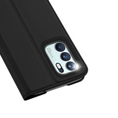 Dux Ducis Skin Pro Bookcase type case for Oppo Reno6 4G black hind ja info | Telefoni kaaned, ümbrised | kaup24.ee