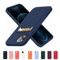 Card Case silicone wallet case with card holder documents for Xiaomi Poco X3 NFC navy blue (Navy Blue) цена и информация | Telefoni kaaned, ümbrised | kaup24.ee