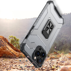 Crystal Ring Case Kickstand Tough Rugged Cover for iPhone 11 Pro black (Black) hind ja info | Telefoni kaaned, ümbrised | kaup24.ee