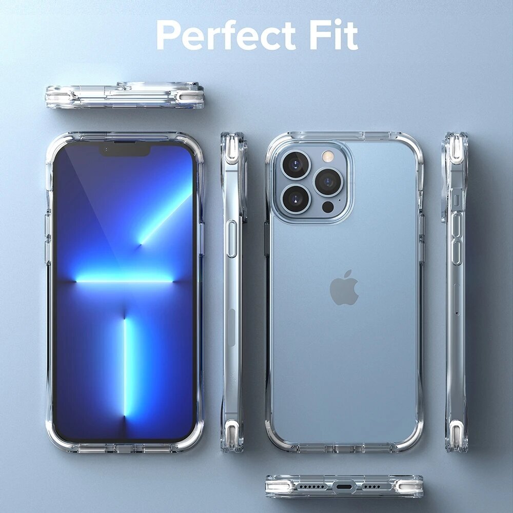 Ringke Fusion + Combo Armored Case for iPhone 13 Pro Max Housing Cover with Gel Frame + Black Strap (FPB578E55) (Black) цена и информация | Telefoni kaaned, ümbrised | kaup24.ee