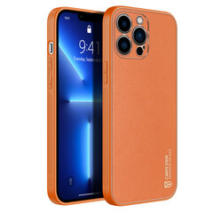 Dux Ducis Yolo elegant case made of soft TPU and PU leather for iPhone 13 Pro orange (Orange) hind ja info | Telefoni kaaned, ümbrised | kaup24.ee