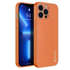 Dux Ducis Yolo elegant case made of soft TPU and PU leather for iPhone 13 Pro Max orange (Orange) hind ja info | Telefoni kaaned, ümbrised | kaup24.ee