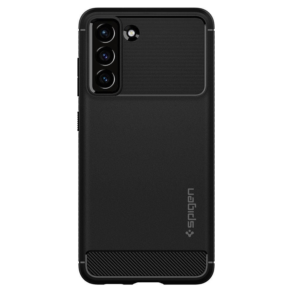 SPIGEN RUGGED ARMOR GALAXY S21 FE MATTE BLACK цена и информация | Telefoni kaaned, ümbrised | kaup24.ee