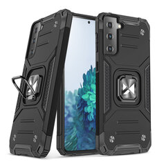 Wozinsky Ring Armor tough hybrid case cover + magnetic holder for Samsung Galaxy S22 black (Black) hind ja info | Telefoni kaaned, ümbrised | kaup24.ee