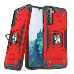 Wozinsky Ring Armor Tough Hybrid Case Cover + Magnetic Mount for Samsung Galaxy S22 + (S22 Plus) Red (Red) hind ja info | Telefoni kaaned, ümbrised | kaup24.ee