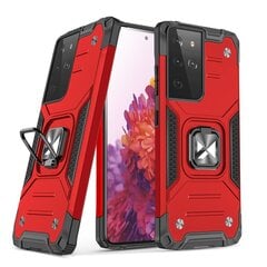 Wozinsky Ring Armor tough hybrid case cover + magnetic holder for Samsung Galaxy S22 Ultra red (Red) цена и информация | Чехлы для телефонов | kaup24.ee