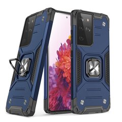 Wozinsky Ring Armor tough hybrid case cover + magnetic holder for Samsung Galaxy S22 Ultra blue (Light blue || Niebieski) цена и информация | Чехлы для телефонов | kaup24.ee