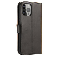 Magnet Case elegant bookcase type case with kickstand for iPhone 13 black (Black) цена и информация | Чехлы для телефонов | kaup24.ee