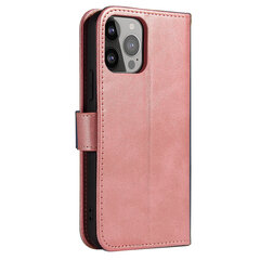 Magnet Case elegant bookcase type case with kickstand for iPhone 13 pink (Pink) hind ja info | Telefoni kaaned, ümbrised | kaup24.ee