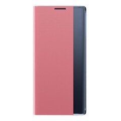 Sleep Case Bookcase Type Case with Smart Window for iPhone 13 Pro Max pink (Pink) hind ja info | Telefoni kaaned, ümbrised | kaup24.ee