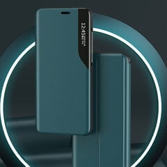 Eco Leather View Case elegant bookcase type case with kickstand for iPhone 13 Pro green (Green) hind ja info | Telefoni kaaned, ümbrised | kaup24.ee