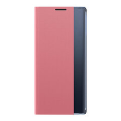 Sleep Case Bookcase Type Case with Smart Window for iPhone 13 pink (Pink) hind ja info | Telefoni kaaned, ümbrised | kaup24.ee