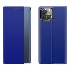 Sleep Case Bookcase Type Case with Smart Window for iPhone 13 mini blue (Light blue || Niebieski) hind ja info | Telefoni kaaned, ümbrised | kaup24.ee