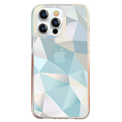 Kingxbar Streamer Series luxury elegant phone case for iPhone 13 Pro blue (Triangle) (Triangle) hind ja info | Telefoni kaaned, ümbrised | kaup24.ee