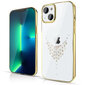 Kingxbar Sky Series luxury case with Swarovski crystals for iPhone 13 Pro gold (Dew) (Gold) цена и информация | Telefoni kaaned, ümbrised | kaup24.ee