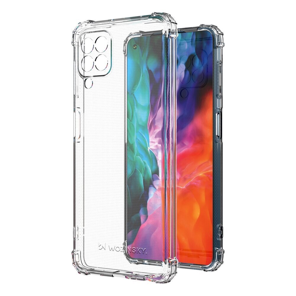 Wozinsky Anti Shock durable case with Military Grade Protection for Samsung Galaxy A22 4G transparent hind ja info | Telefoni kaaned, ümbrised | kaup24.ee