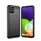 Carbon Case Flexible Cover Case for Samsung A03S EU (166.5) black hind ja info | Telefoni kaaned, ümbrised | kaup24.ee