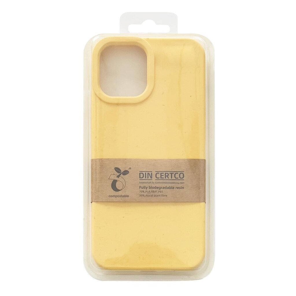 Eco Case Case for iPhone 11 Pro Silicone Cover Phone Cover Yellow (Yellow) цена и информация | Telefoni kaaned, ümbrised | kaup24.ee