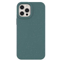 Eco Case for iPhone 12 Silicone Cover Phone Housing Green (Green) hind ja info | Telefoni kaaned, ümbrised | kaup24.ee