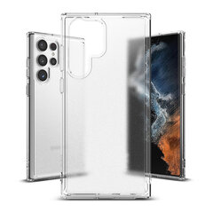 Ringke Fusion Matte tpu case with a translucent Samsung Galaxy S22 Ultra gel frame (Half transparent) hind ja info | Telefoni kaaned, ümbrised | kaup24.ee