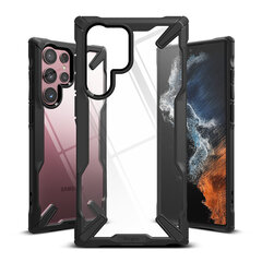 Ringke Fusion X case armored cover with frame for Samsung Galaxy S22 Ultra black (Black) hind ja info | Telefoni kaaned, ümbrised | kaup24.ee