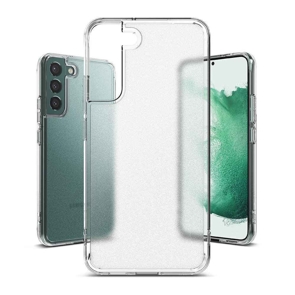 Ringke Fusion Matte PC Cover with TPU Gel Frame for Samsung Galaxy S22 + (S22 Plus) translucent (Half transparent) цена и информация | Telefoni kaaned, ümbrised | kaup24.ee