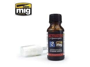 AMMO MIG - ACTIVATOR FOR CYANOACRYLATE, 20ml, 8037 цена и информация | Клей | kaup24.ee