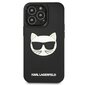 Karl Lagerfeld KLHCP13XCH3DBK 13 Pro Max 6.7 &quot;black / black hardcase 3D Rubber Choupette цена и информация | Telefoni kaaned, ümbrised | kaup24.ee