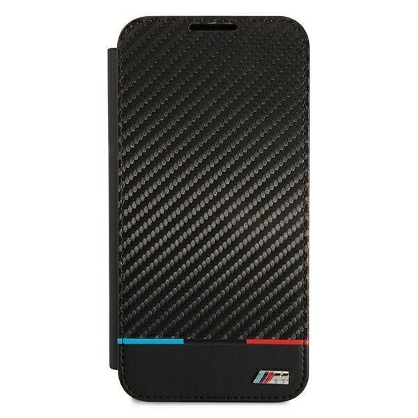 Case BMW BMBKS22MPUCARTCBK S22 + S906 black / black bookcase M Collection Triangles цена и информация | Telefoni kaaned, ümbrised | kaup24.ee