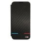 Case BMW BMBKS22MPUCARTCBK S22 + S906 black / black bookcase M Collection Triangles цена и информация | Telefoni kaaned, ümbrised | kaup24.ee