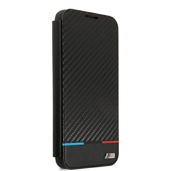 Case BMW BMBKS22MPUCARTCBK S22 + S906 black / black bookcase M Collection Triangles цена и информация | Telefoni kaaned, ümbrised | kaup24.ee