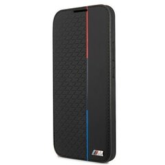 Case BMW BMBKS22STRTBK S22 S901 black / black bookcase M Collection Triangles hind ja info | Telefoni kaaned, ümbrised | kaup24.ee