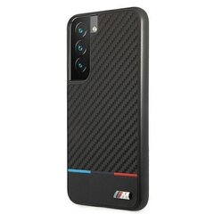 Hardcase case BMW BMHCS22SPUCARTCBK S22 S901 black / black M Collection Triangles hind ja info | Telefoni kaaned, ümbrised | kaup24.ee