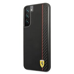 Ferrari FESAXHCS22MBK S22 + S906 black / black hardcase On Track Carbon Stripe hind ja info | Telefoni kaaned, ümbrised | kaup24.ee