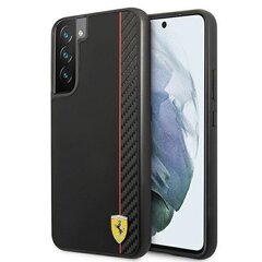 Ferrari FESAXHCS22MBK S22 + S906 black / black hardcase On Track Carbon Stripe цена и информация | Чехлы для телефонов | kaup24.ee