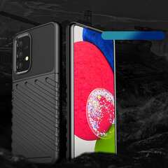 Чехол Thunder Case flexible armored cover для Samsung Galaxy A53 5G, чёрный цена и информация | Чехлы для телефонов | kaup24.ee